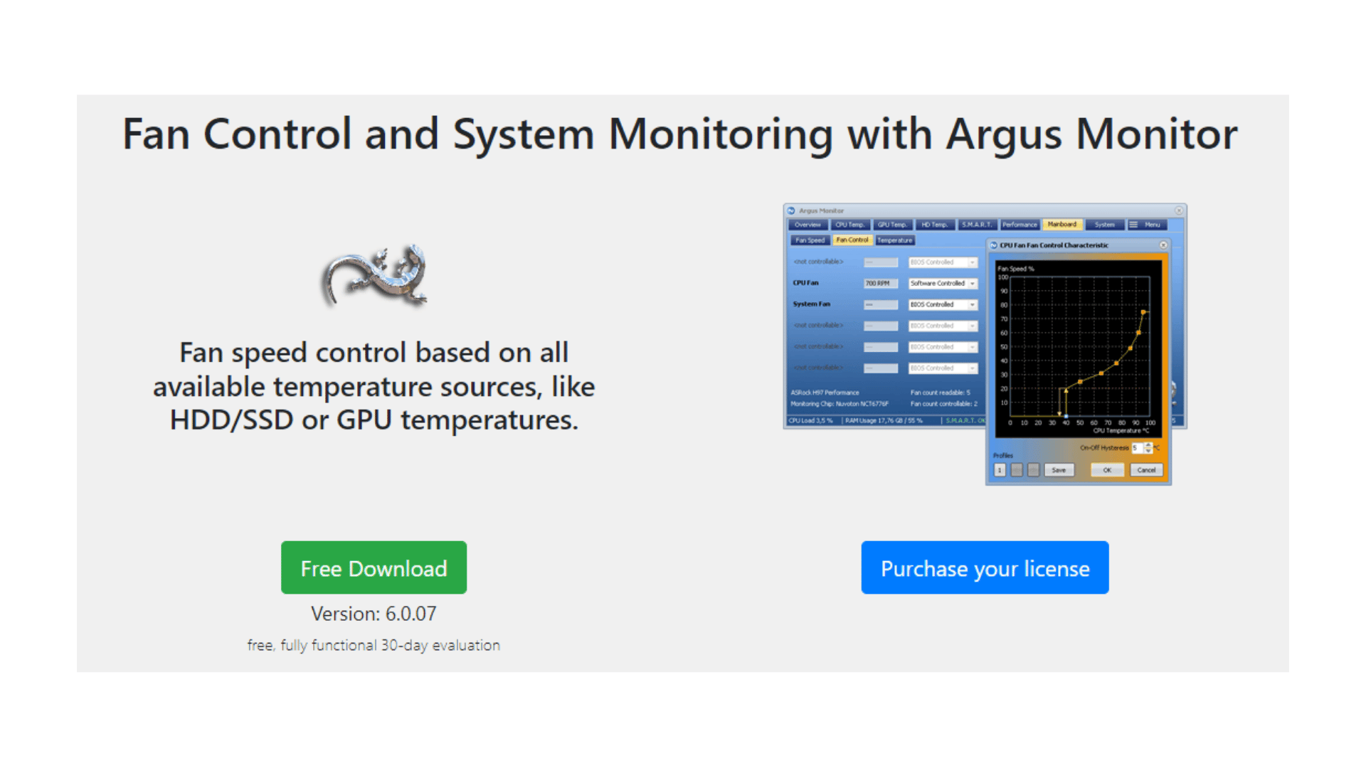 Argus Monitor Features