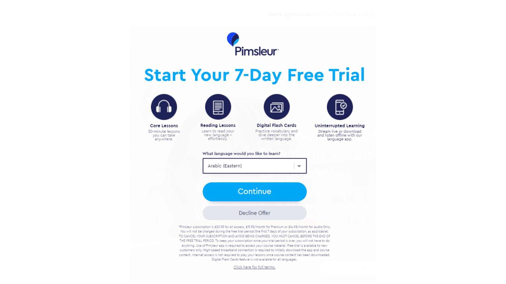Pimsleur Pricing
