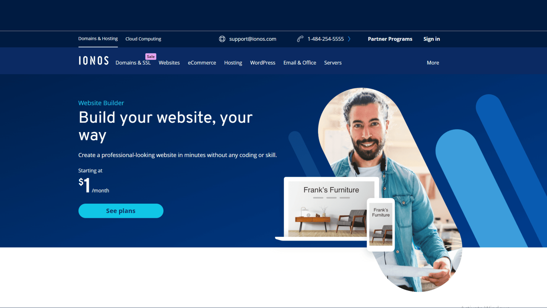 IONOS Homepage