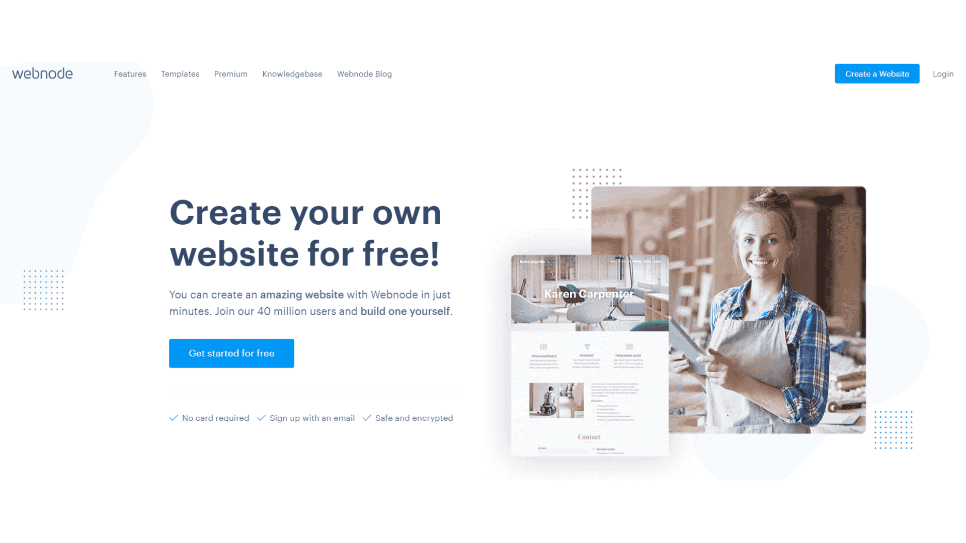 Webnode Homepage