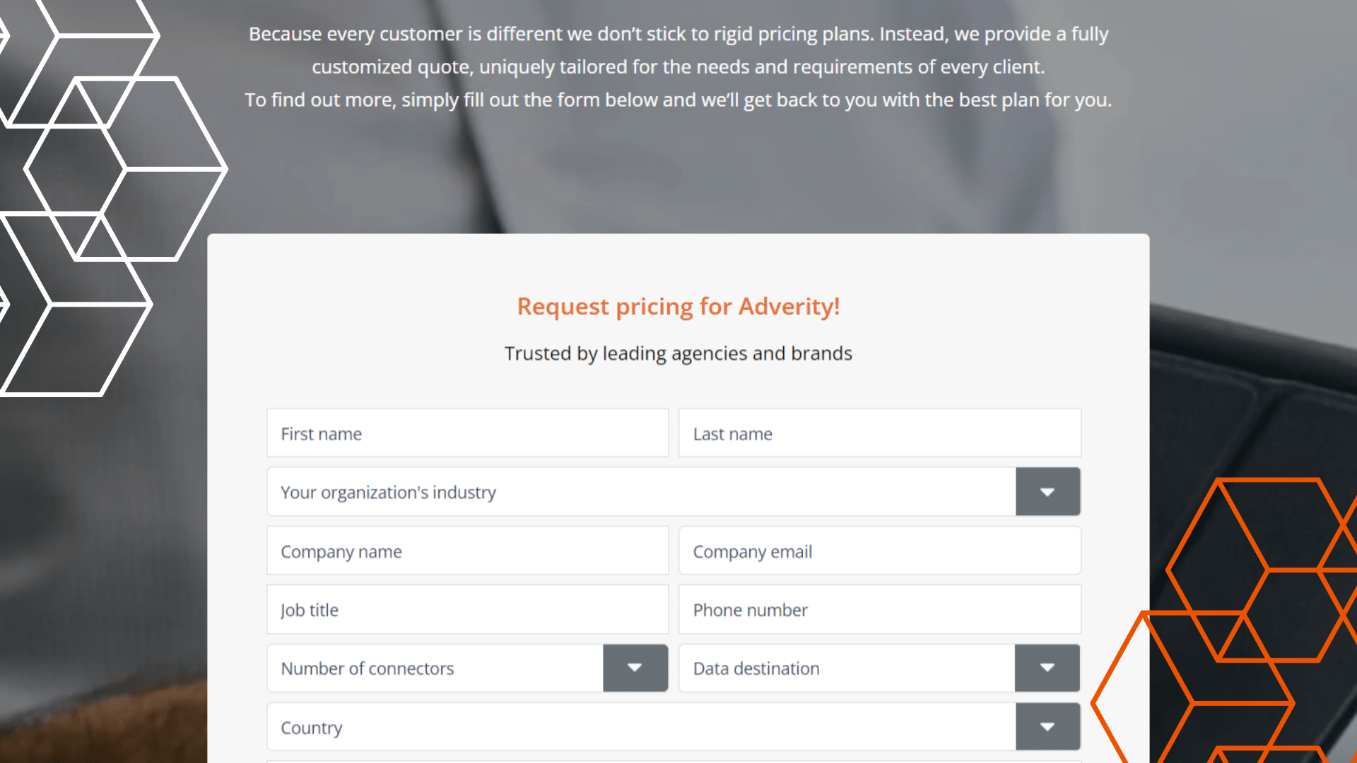 Adverity Pricing