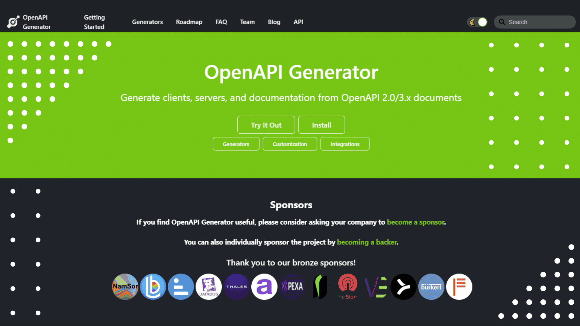 Open API Code Generator Overview