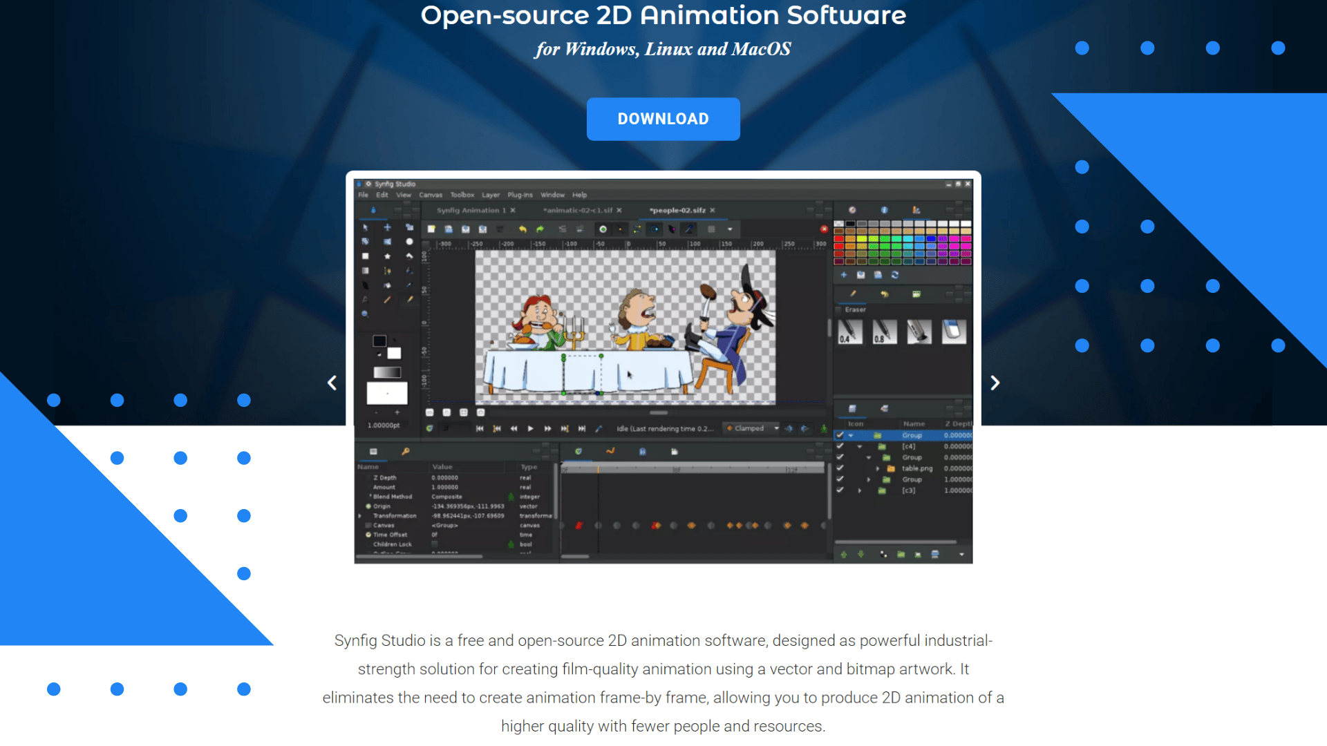 Synfig Studio Features