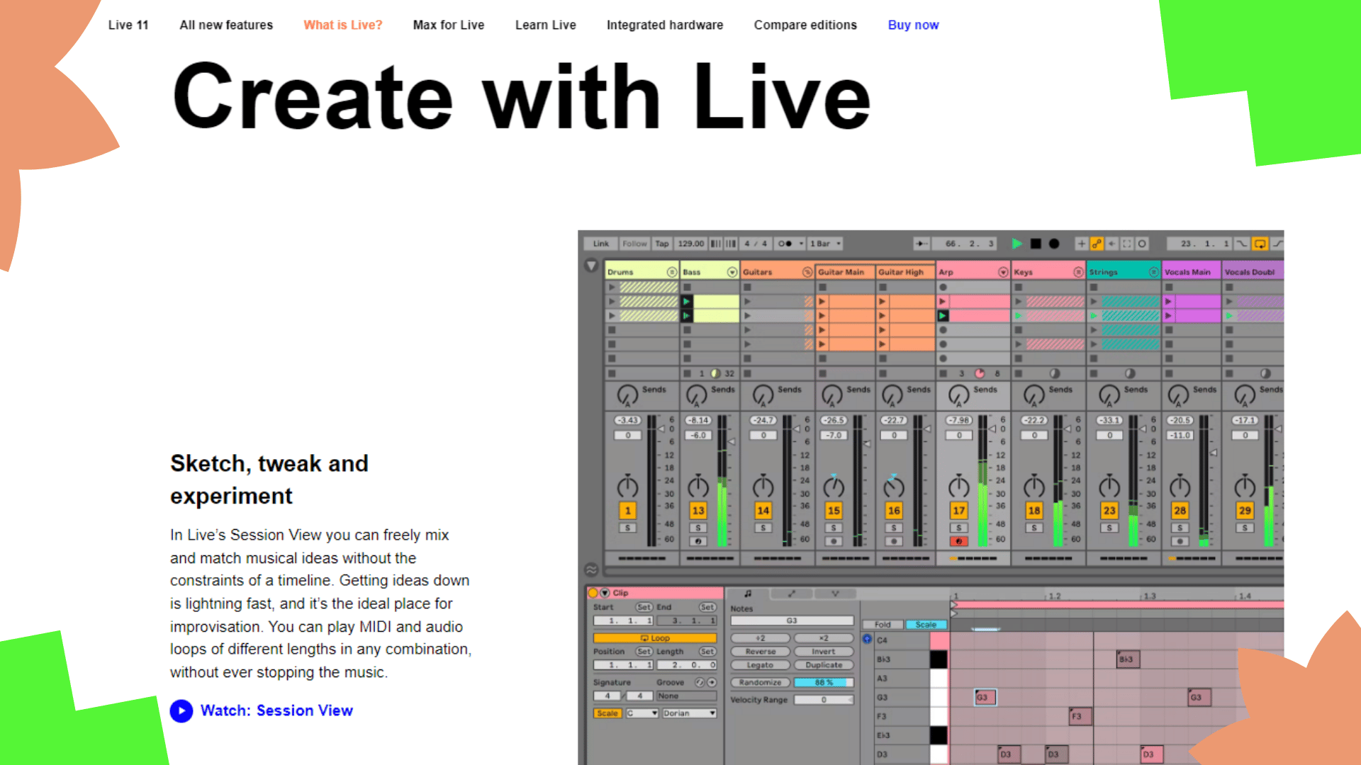 Ableton Live 11 Features