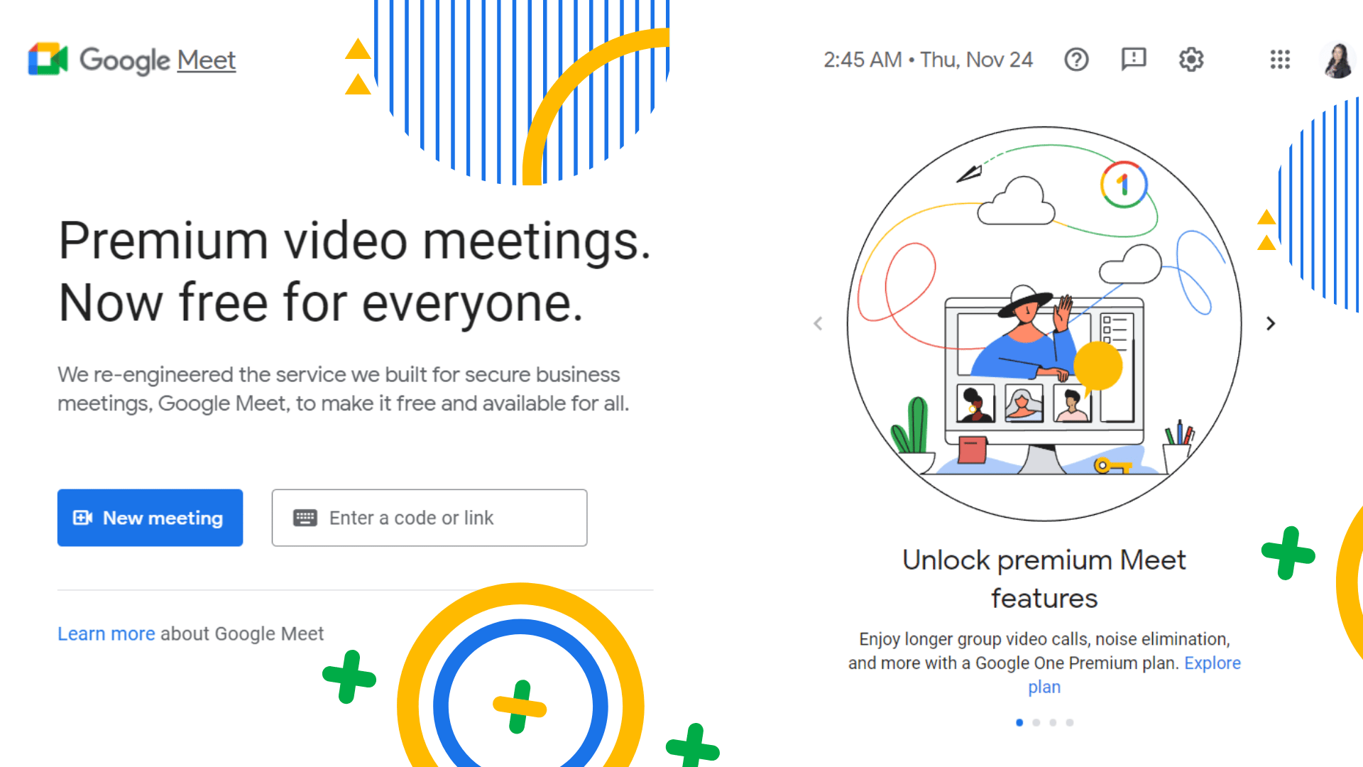 Google Meet Features