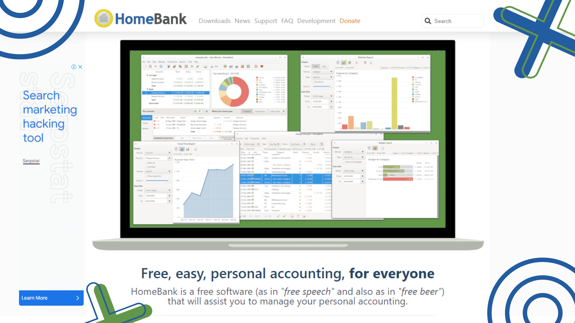 HomeBank Features