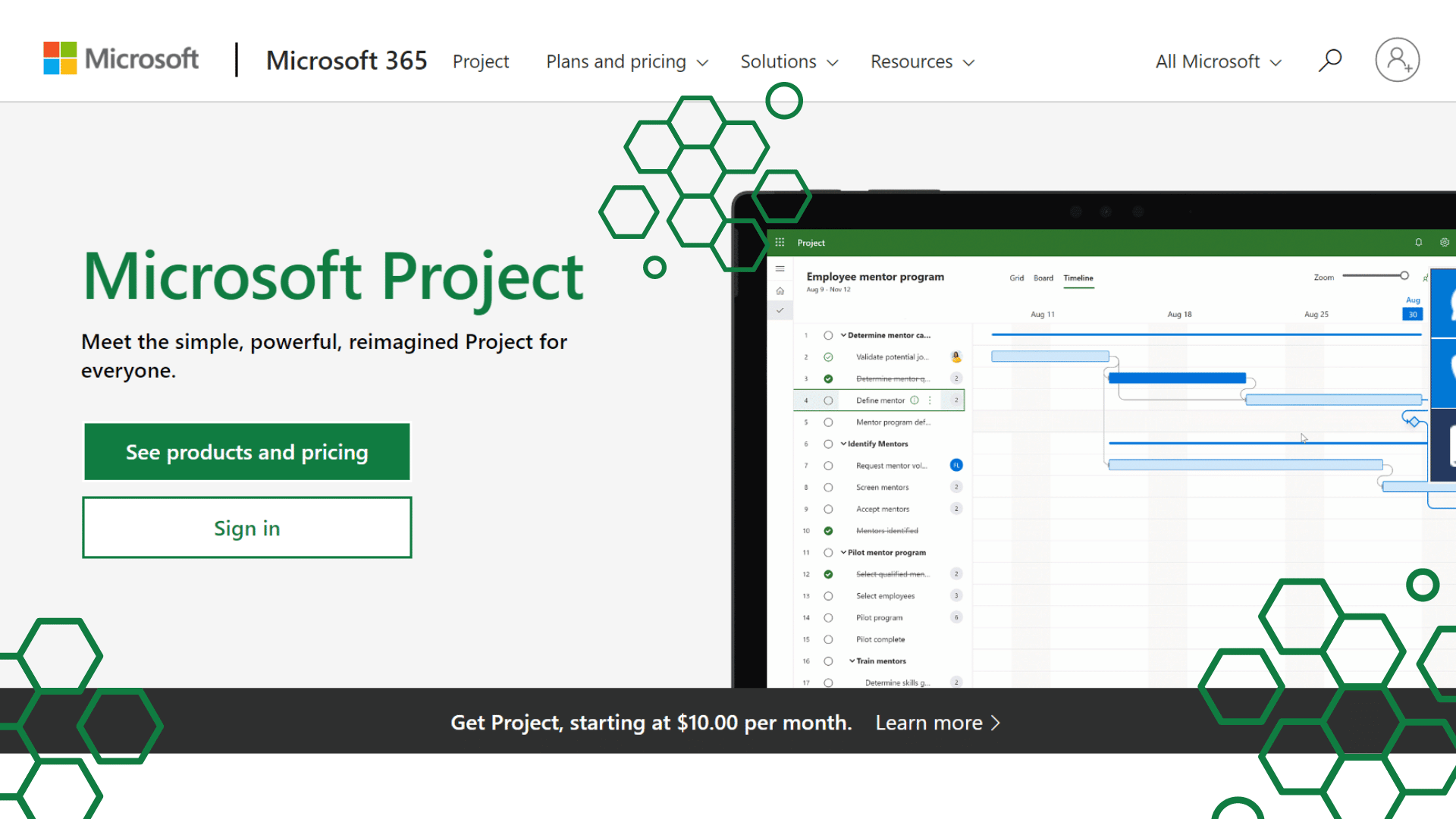 Microsoft Project Features