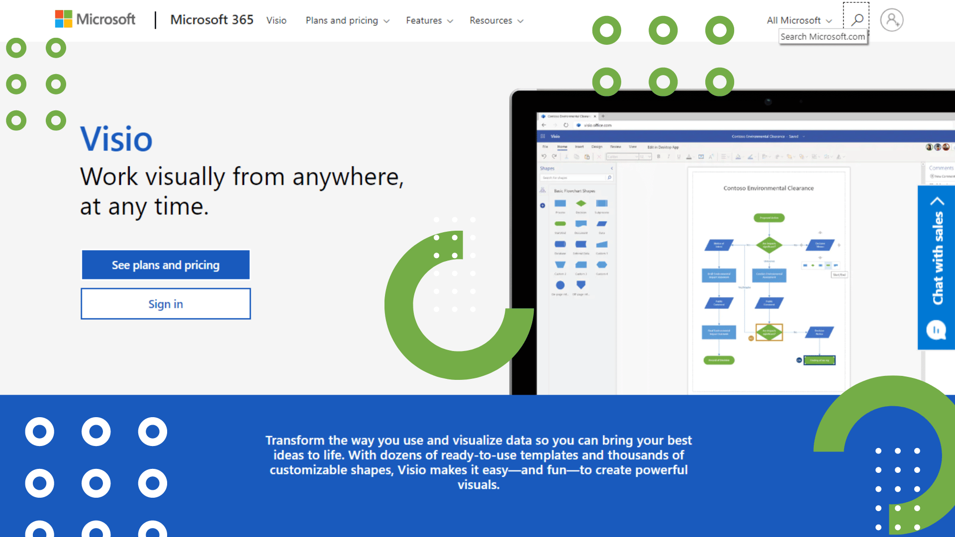 Microsoft Visio Features