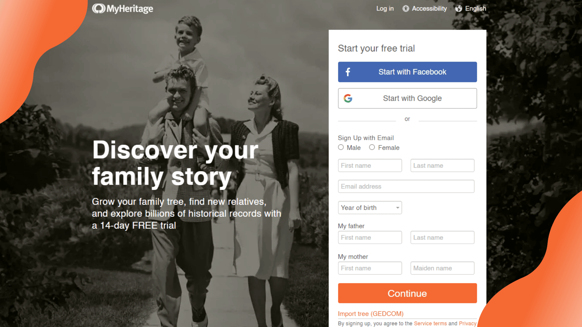 MyHeritage Features