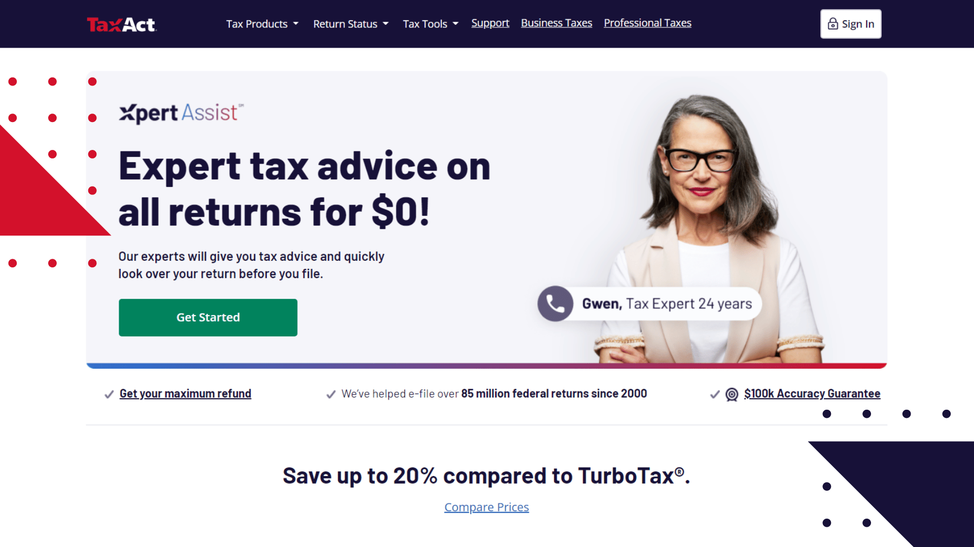 TaxAct Features