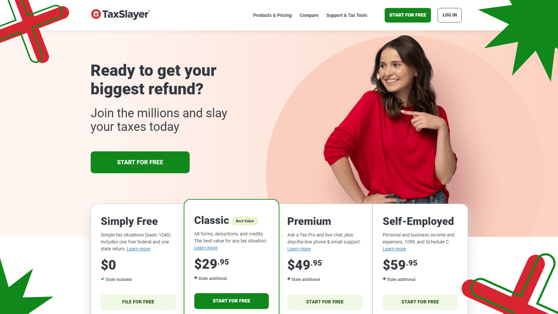 TaxSlayer Features