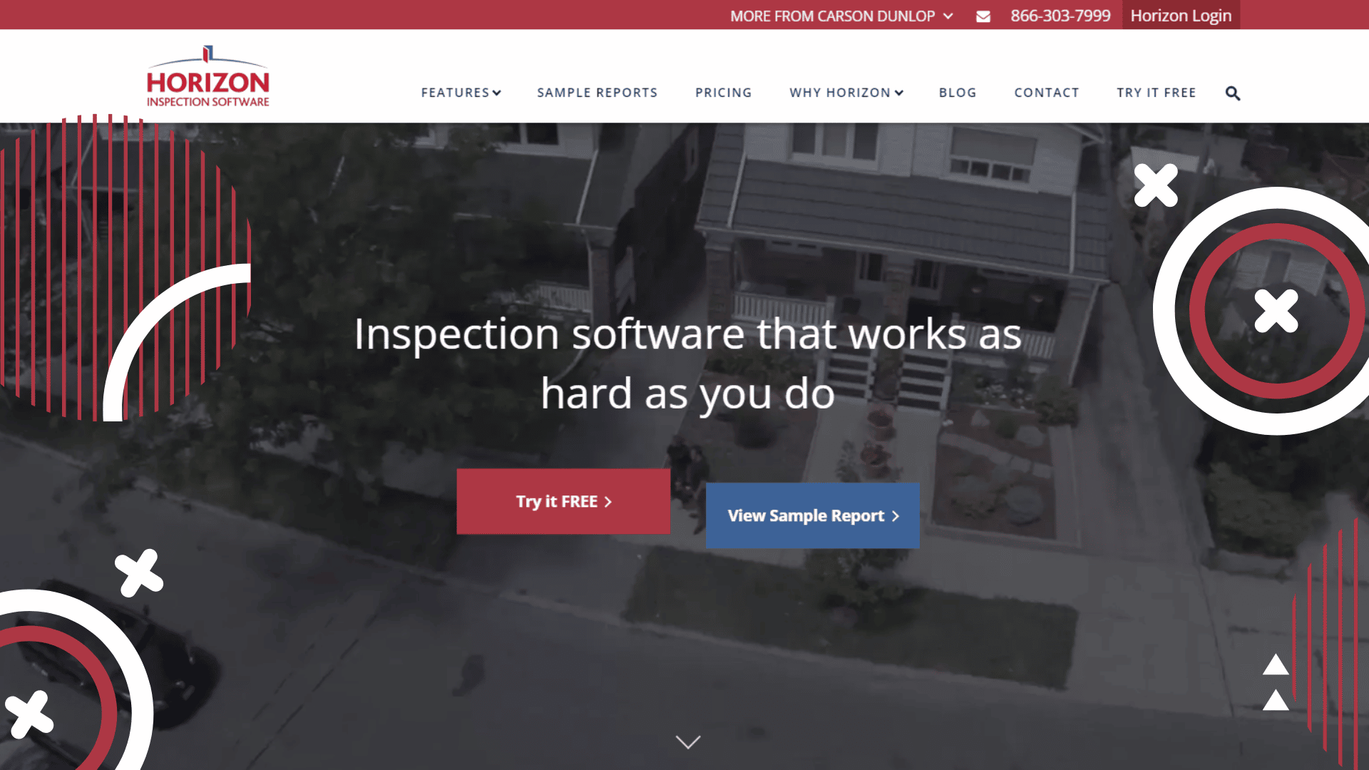 Horizon Inspection Software Features