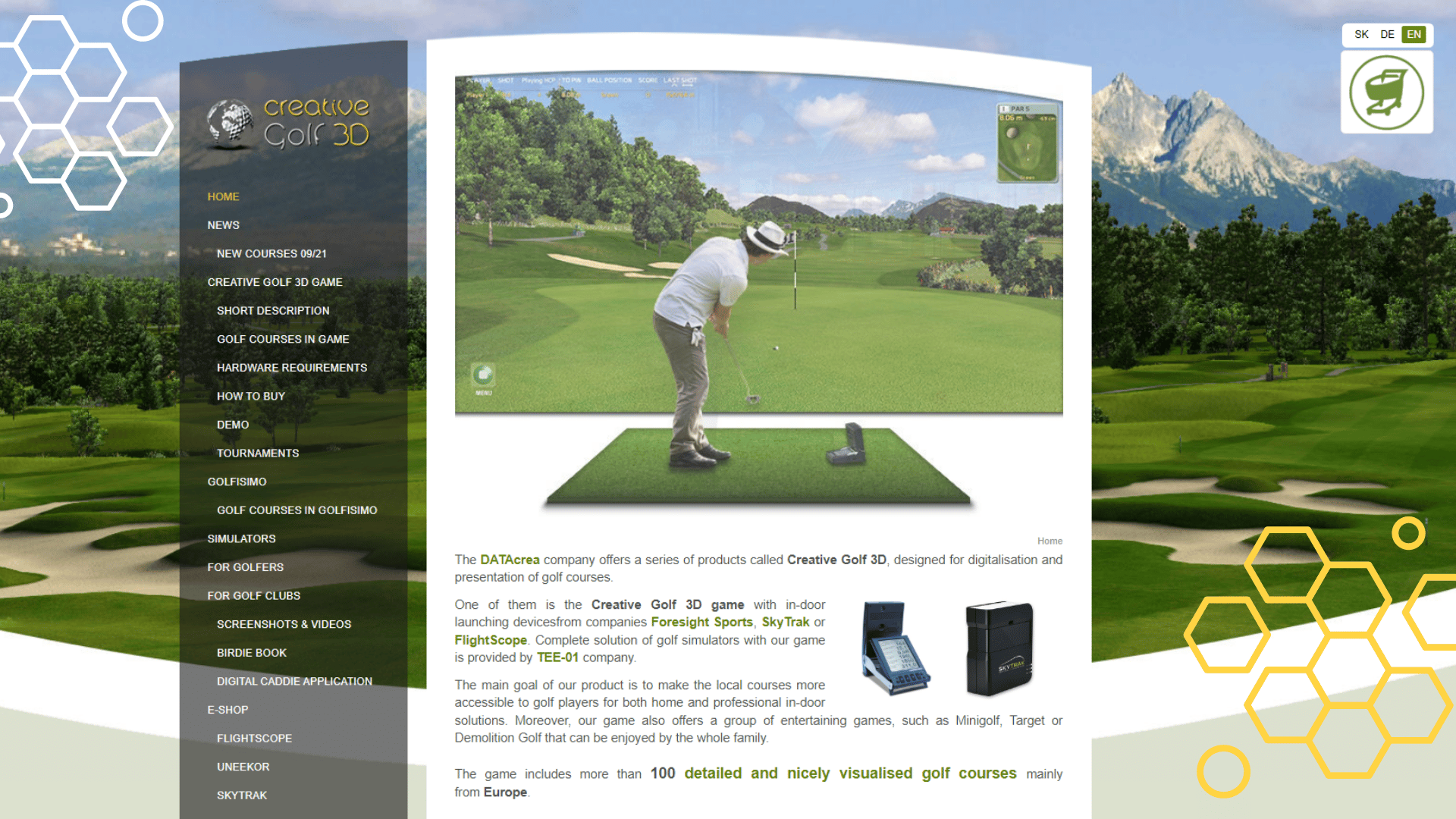 Creative Golf 3D Features